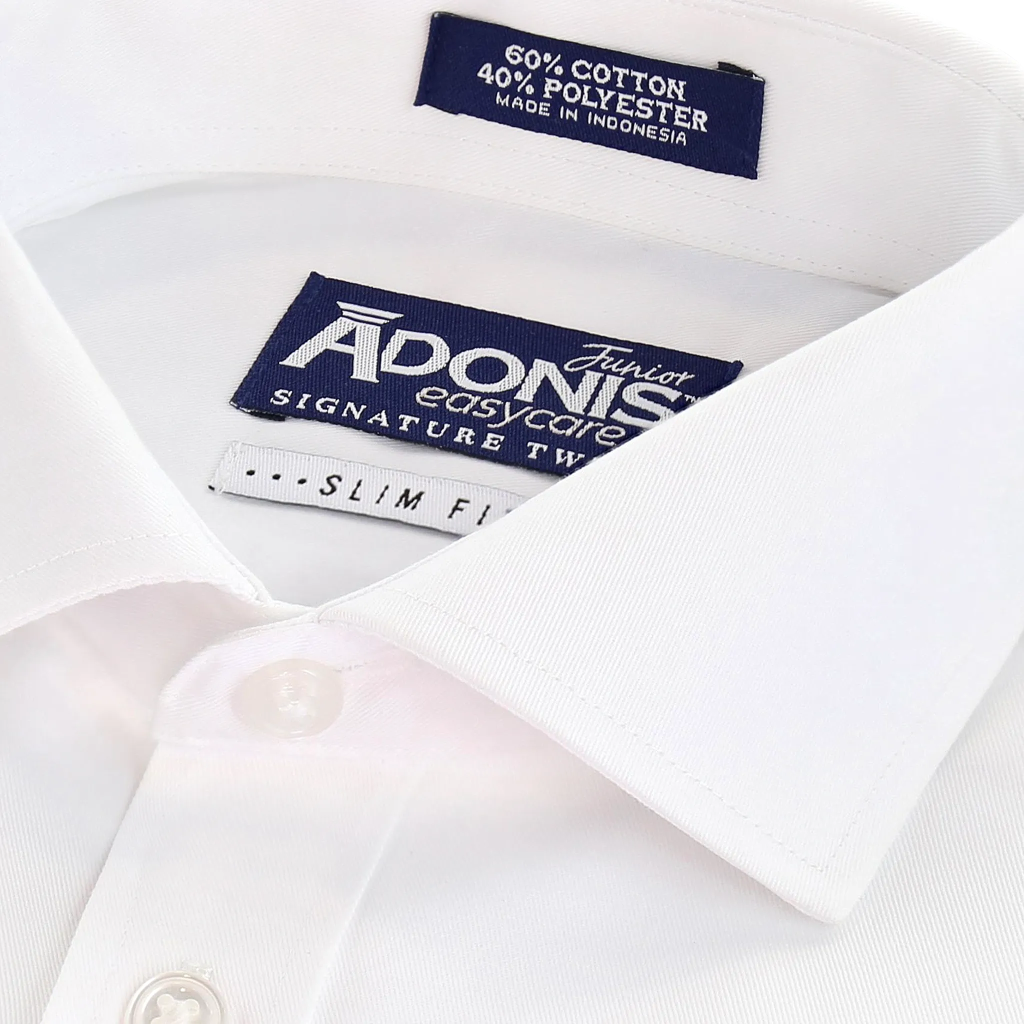 Adonis Boys Easy Care Slim Fit Twill Dress Shirt_BPBTS 213