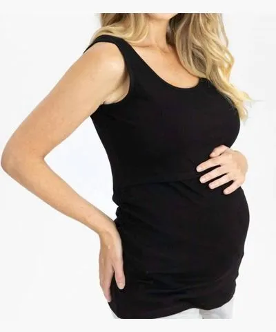 angel maternity Jersey Nursing Tank