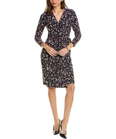 Anne Klein Classic Wrap Midi Dress