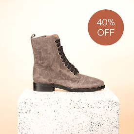 Asti - Gray Suede SAMPLE SALE - FINAL SALE