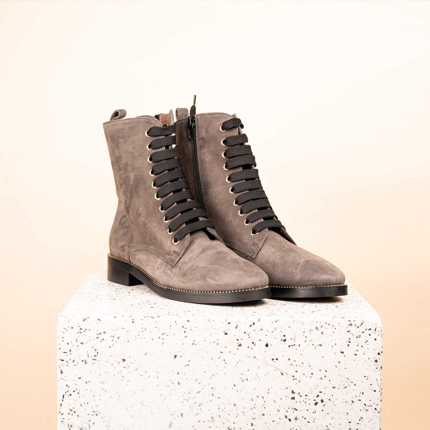 Asti - Gray Suede SAMPLE SALE - FINAL SALE