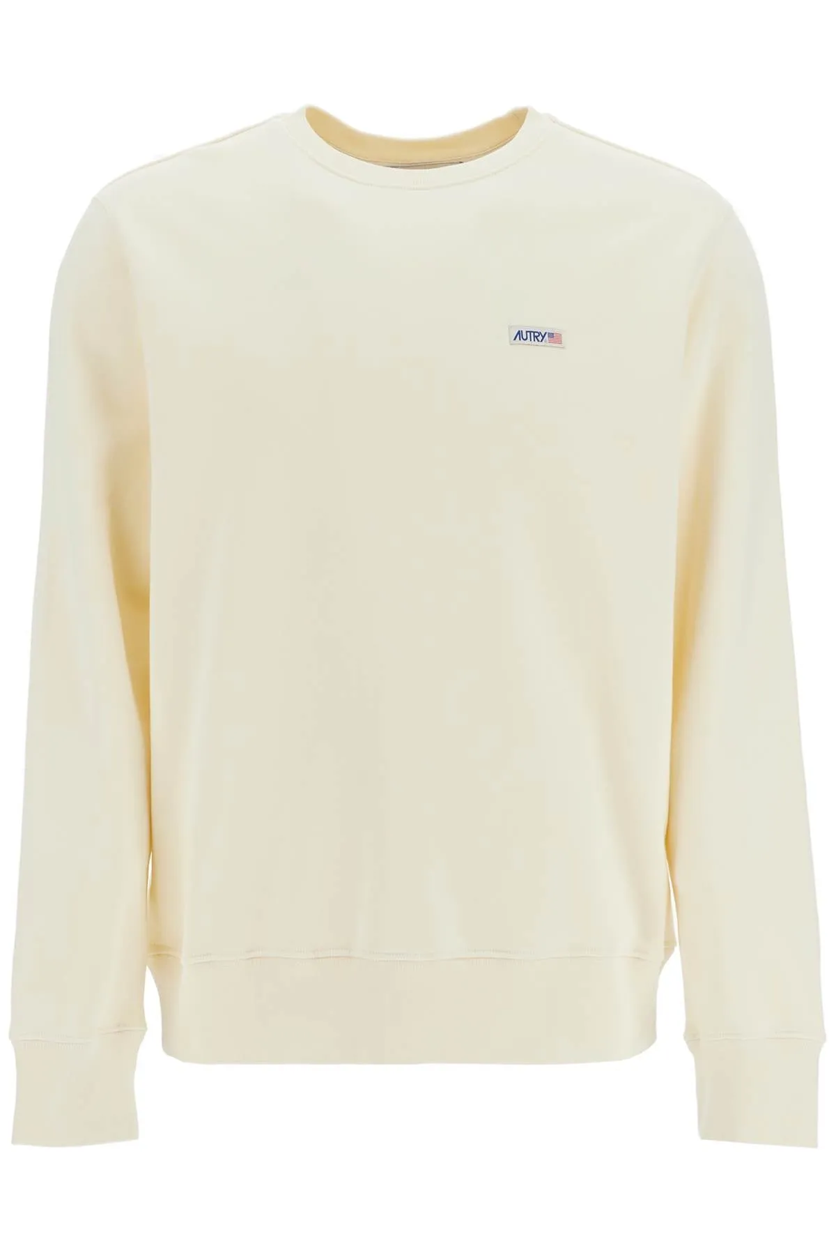 Autry Relaxed Fit Crewneck Sweat   White