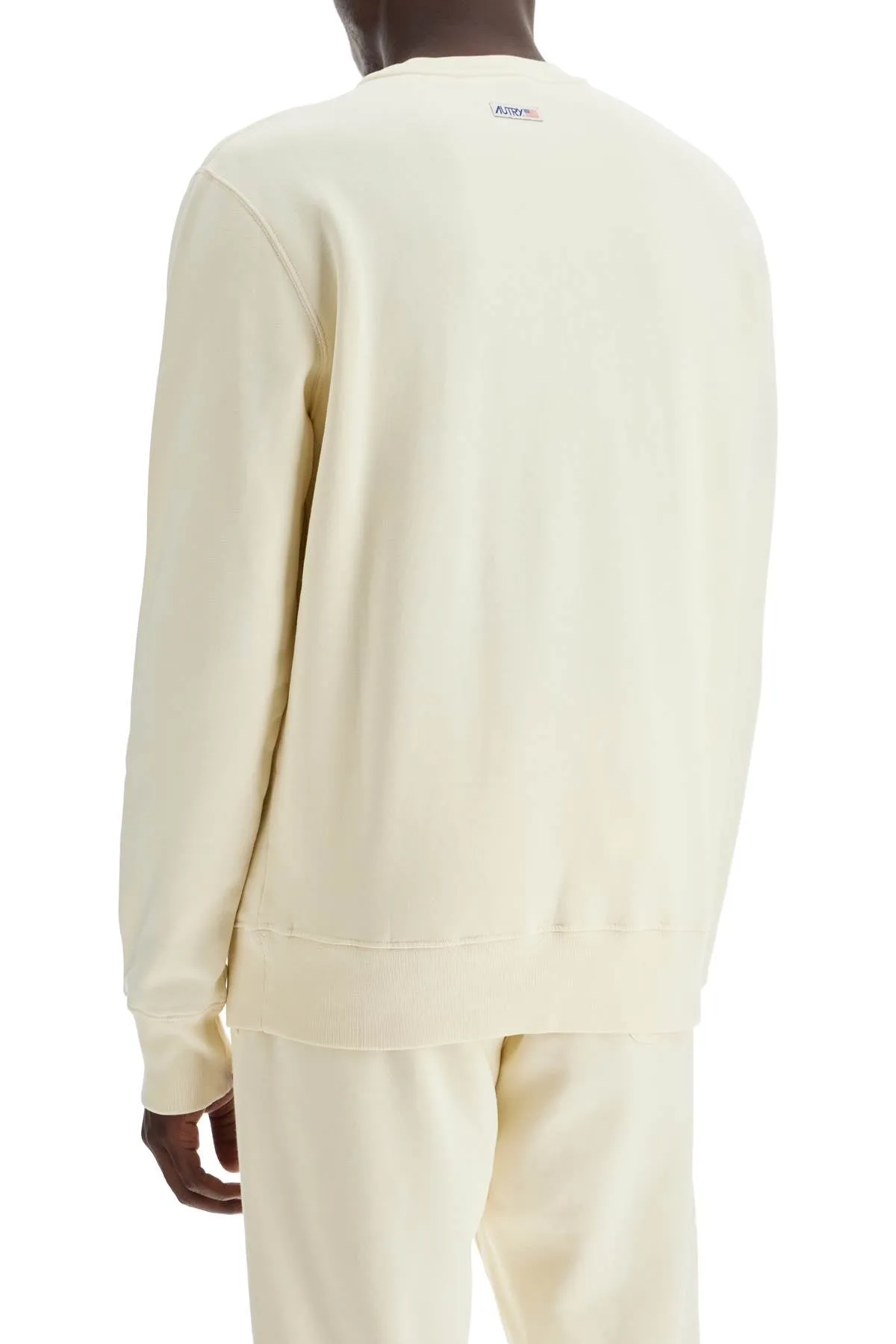 Autry Relaxed Fit Crewneck Sweat   White