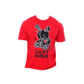 BKYS Men's Lucky Charm Crewneck T-Shirts T934 Red/Black