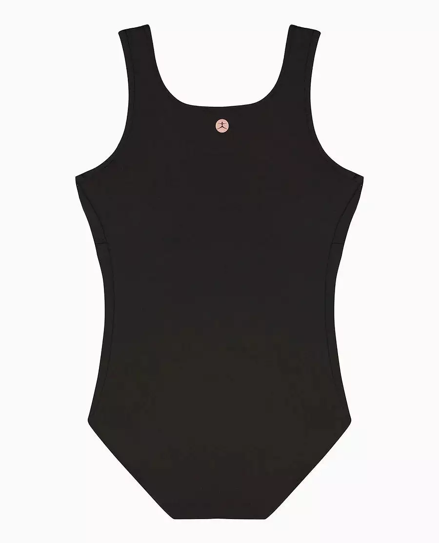 Black PSA Low Back Tank Leotard