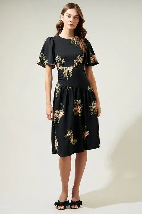 Blooming Midi Dress