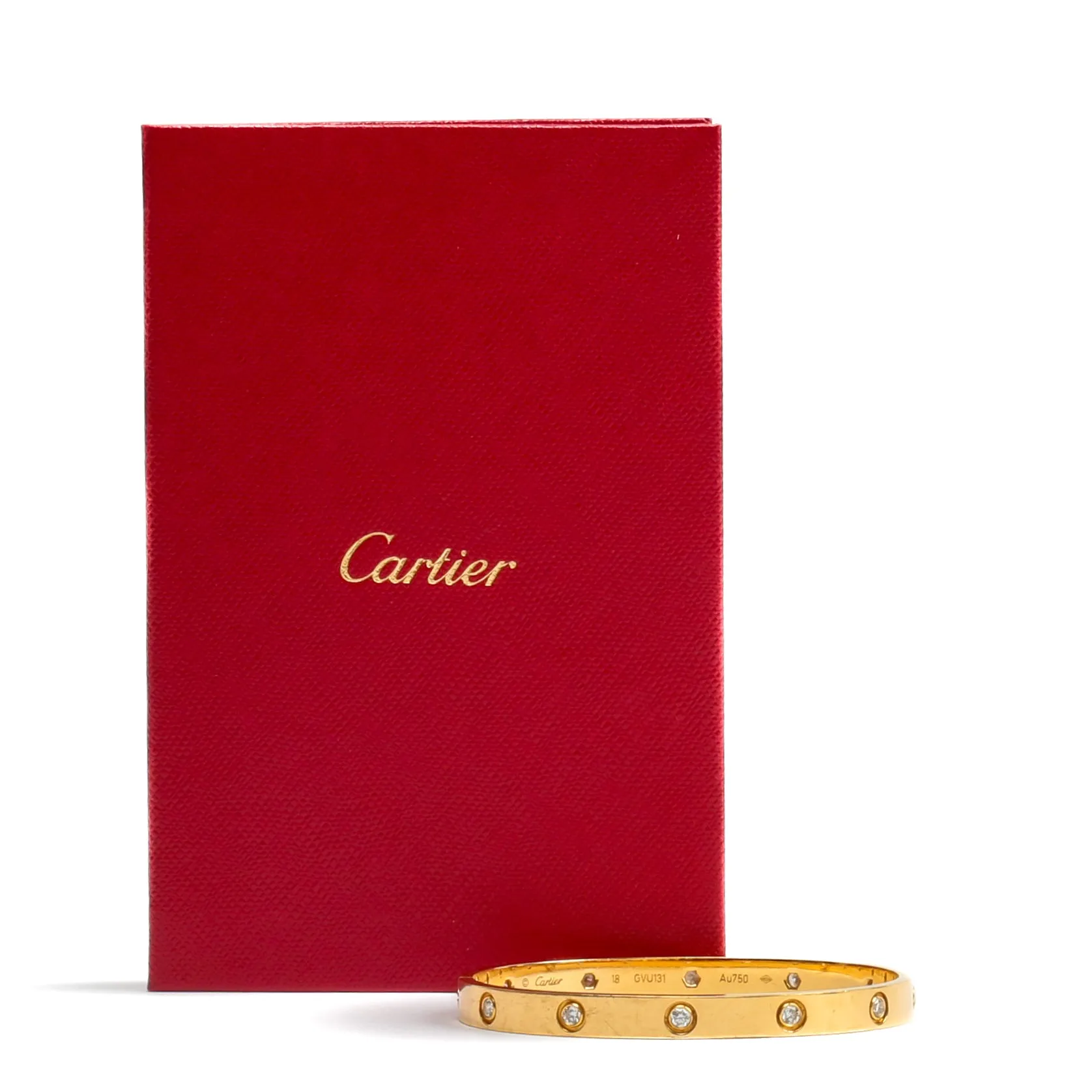 CARTIER 10 Diamond Love Bracelet Size 18 - FINAL SALE