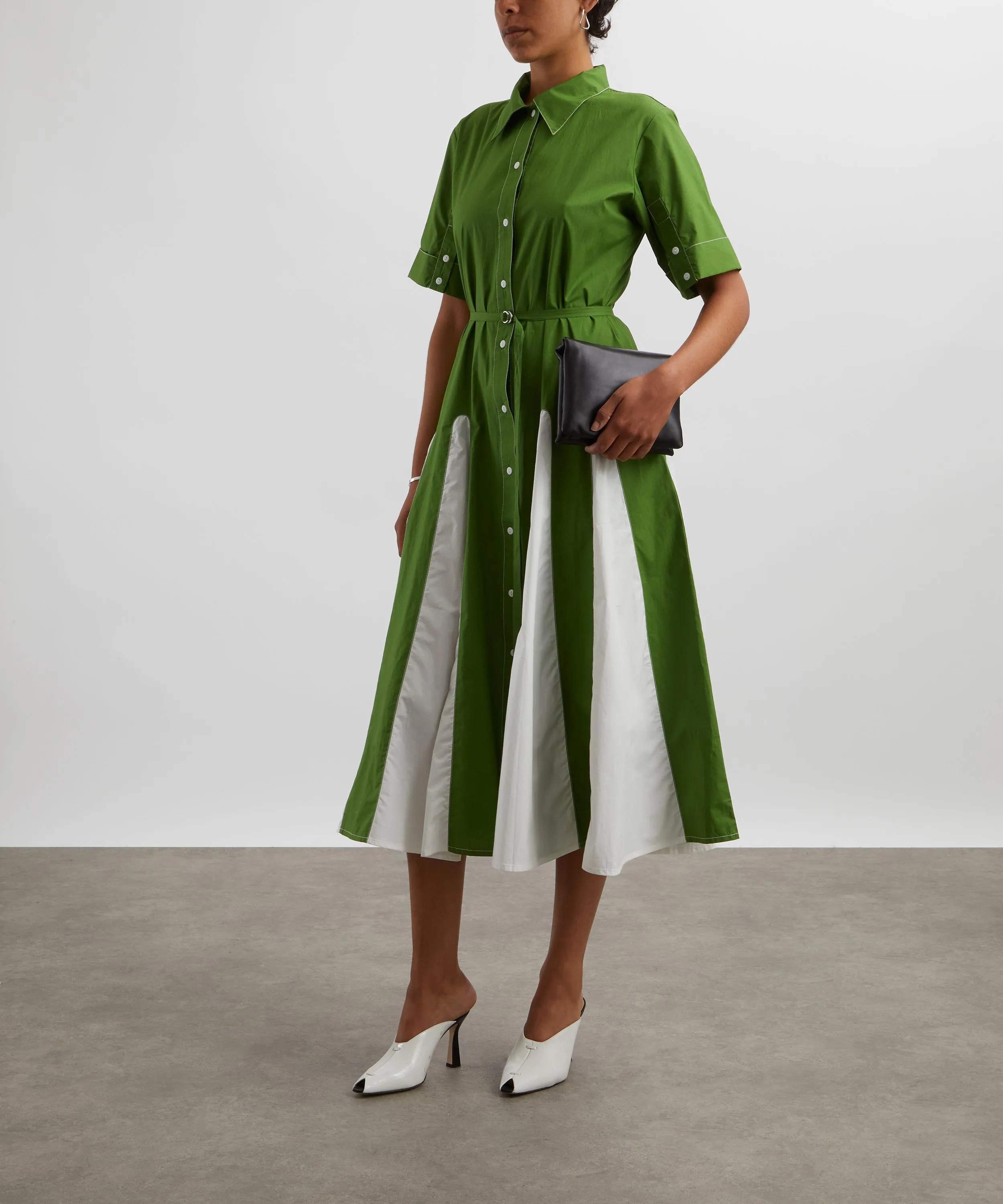 Effervescent Midi Shirt Dress