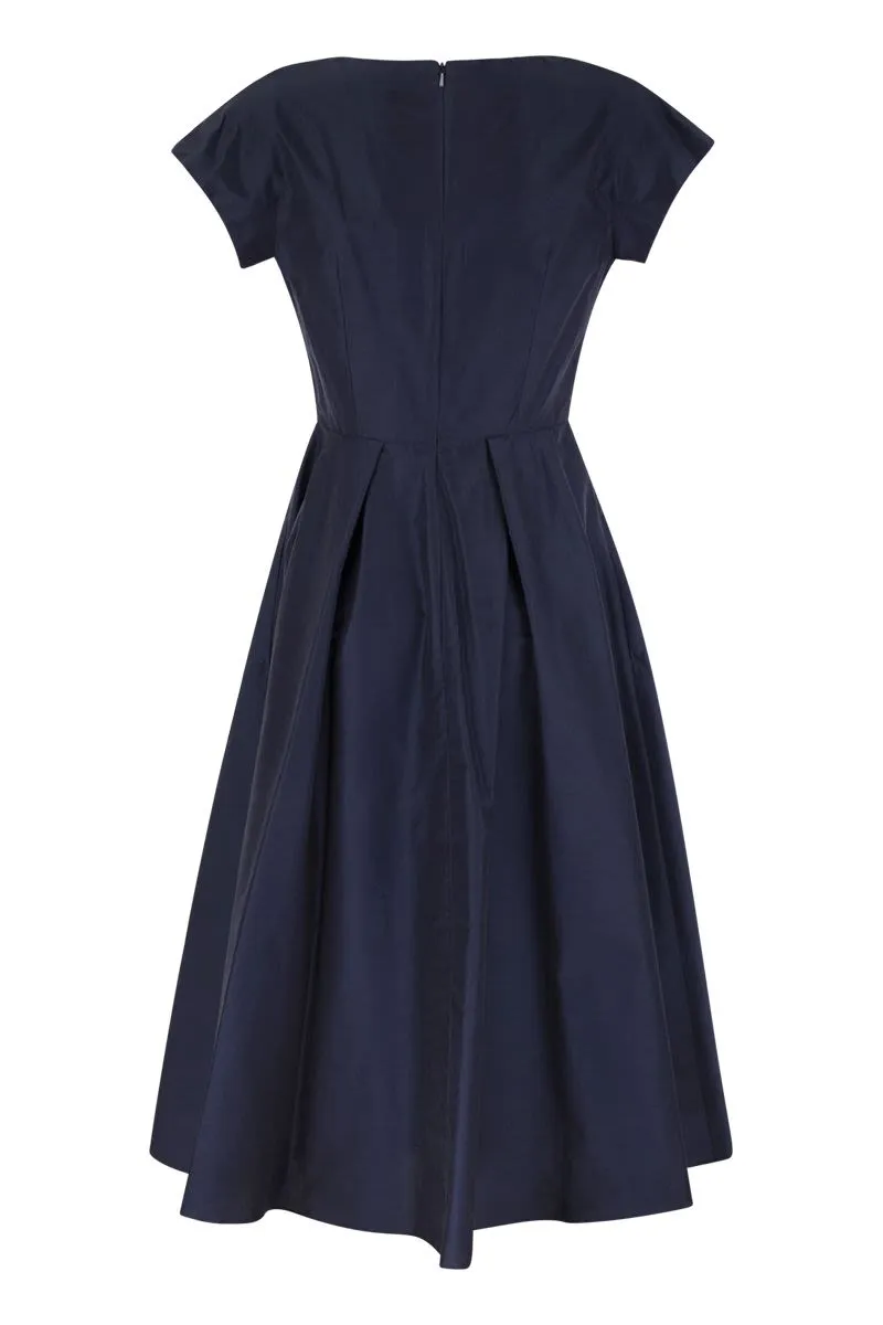 ETUANIA - TAFFETA MIDI DRESS