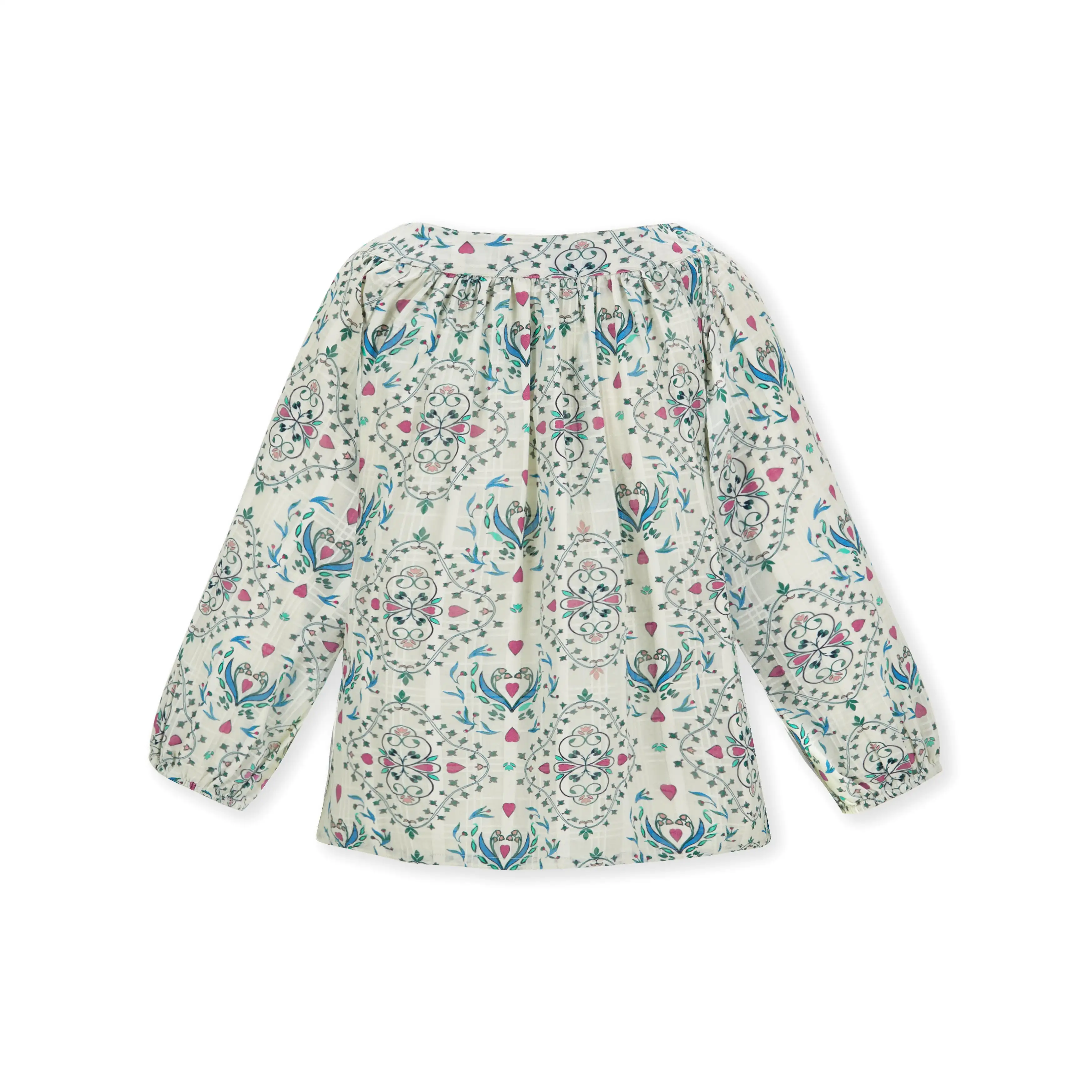 Eve Wikwood-print cotton-jaquard shirt