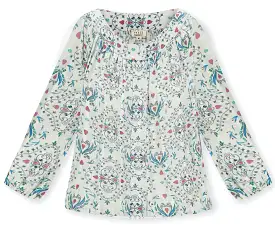 Eve Wikwood-print cotton-jaquard shirt