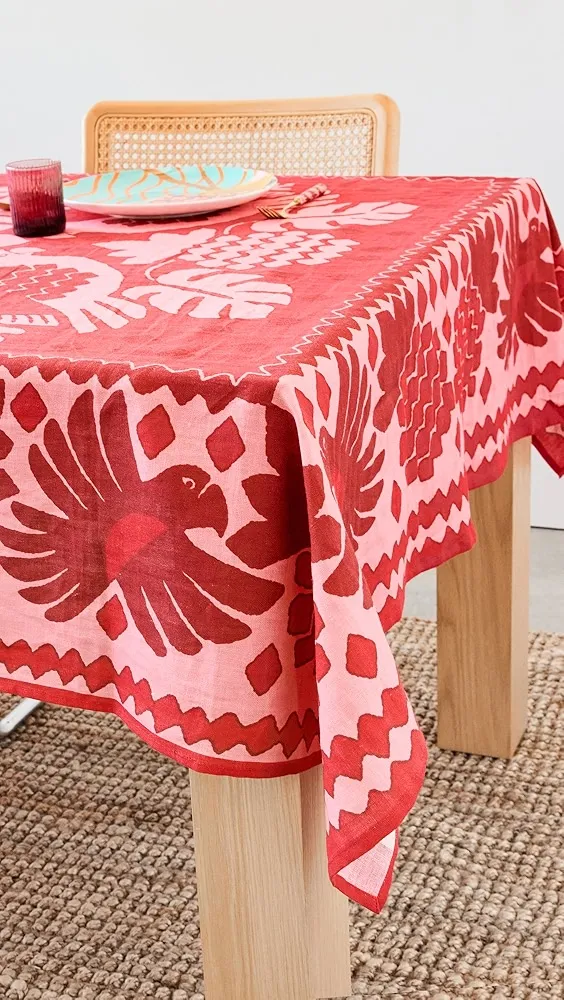 FARM Rio   Day and Night Scarves Go Tropical Tablecloth 