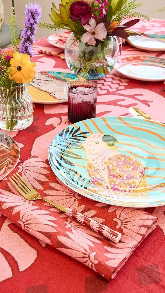 FARM Rio   Day and Night Scarves Go Tropical Tablecloth 