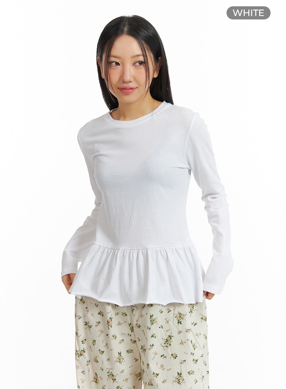 Frill Long Sleeve Top IM404