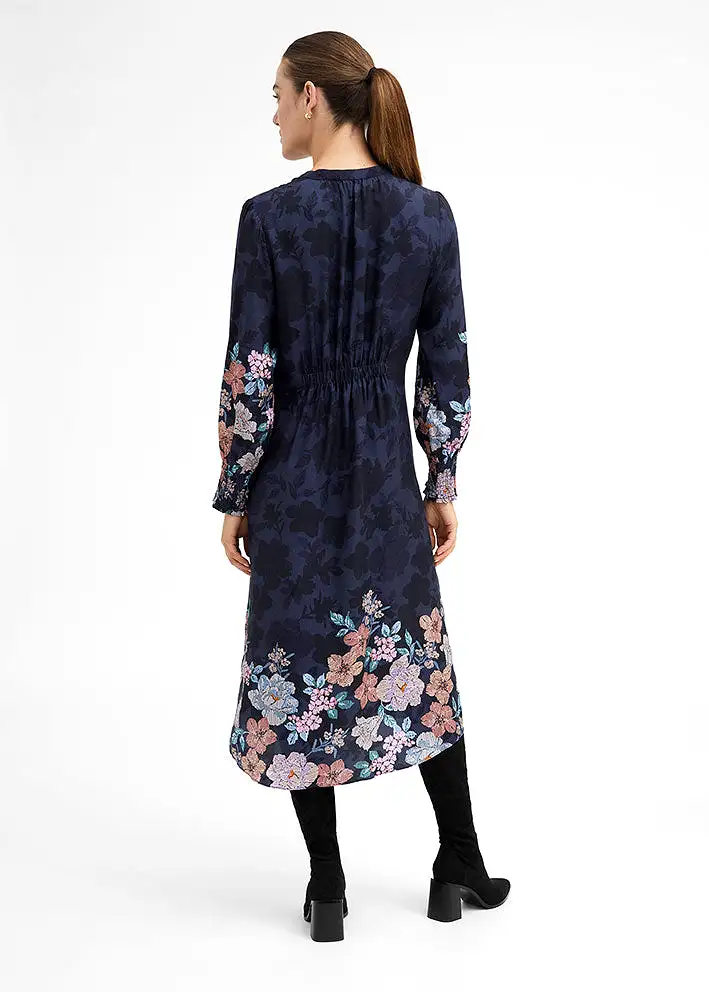 Gustav Hali midi+ dress 51507 Kjole - After Midnight with print