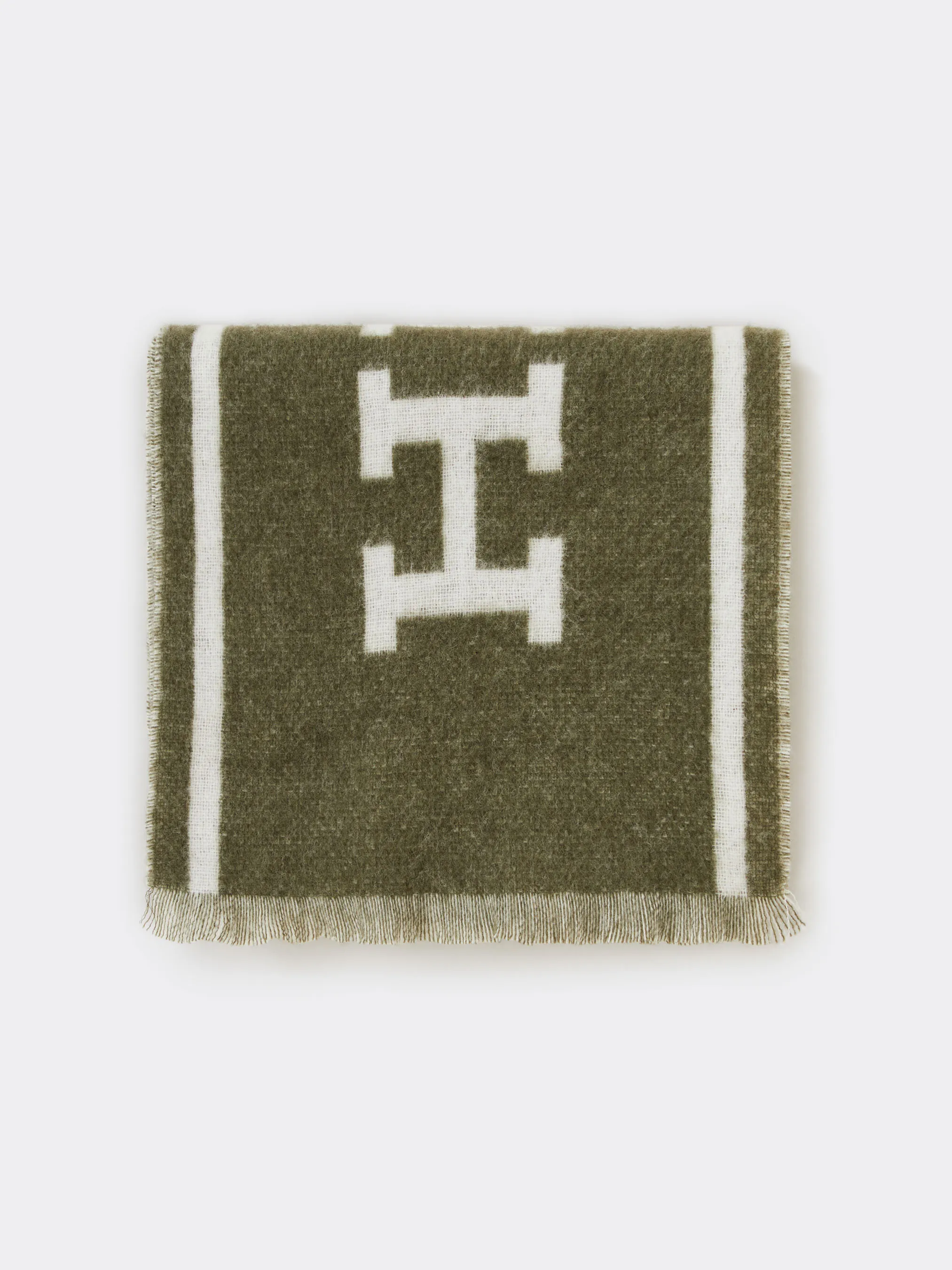 Hilfiger Monotype Wool Scarf | Scarves | Tommy Hilfiger