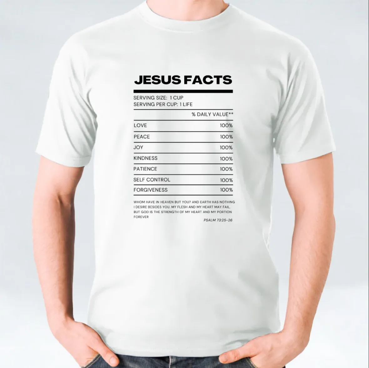 Jesus Facts Unisex T-shirt - White/Black/Maroon