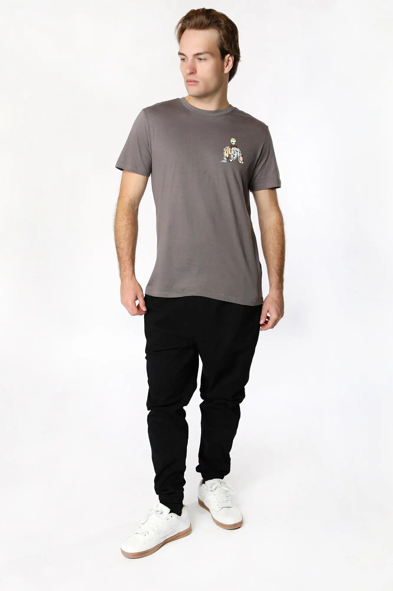 Jogger En Coton Coupe Slim West49 Homme