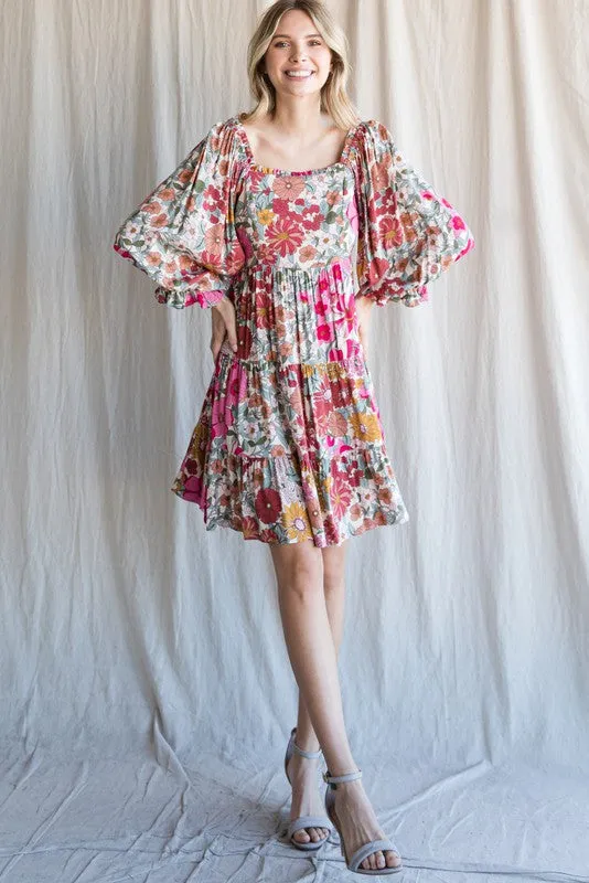 Joplin Floral Babydoll Dress