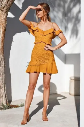 Lizzie Dress - Mustard (Final Sale)