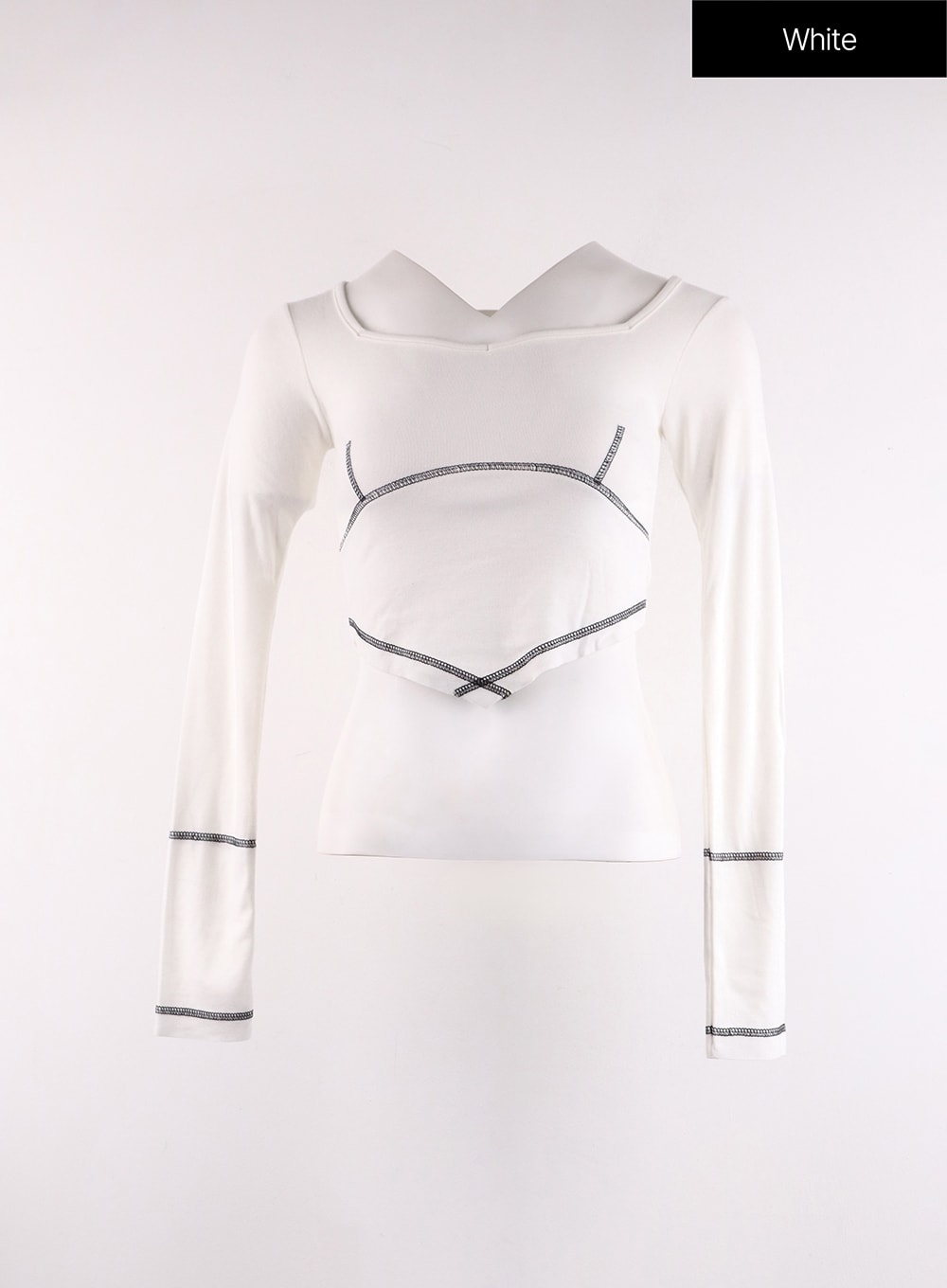 Long Sleeve Crop Top CF401