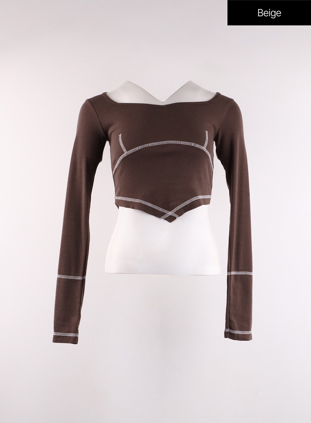 Long Sleeve Crop Top CF401