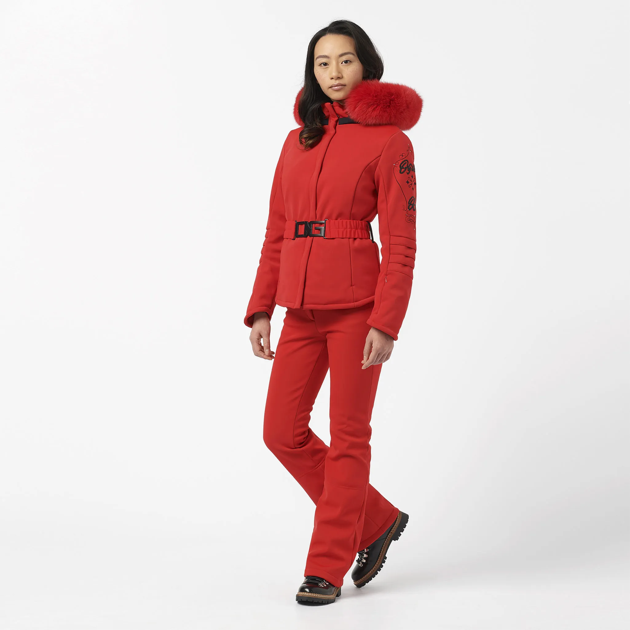 Maria Classic Red Ski Pant