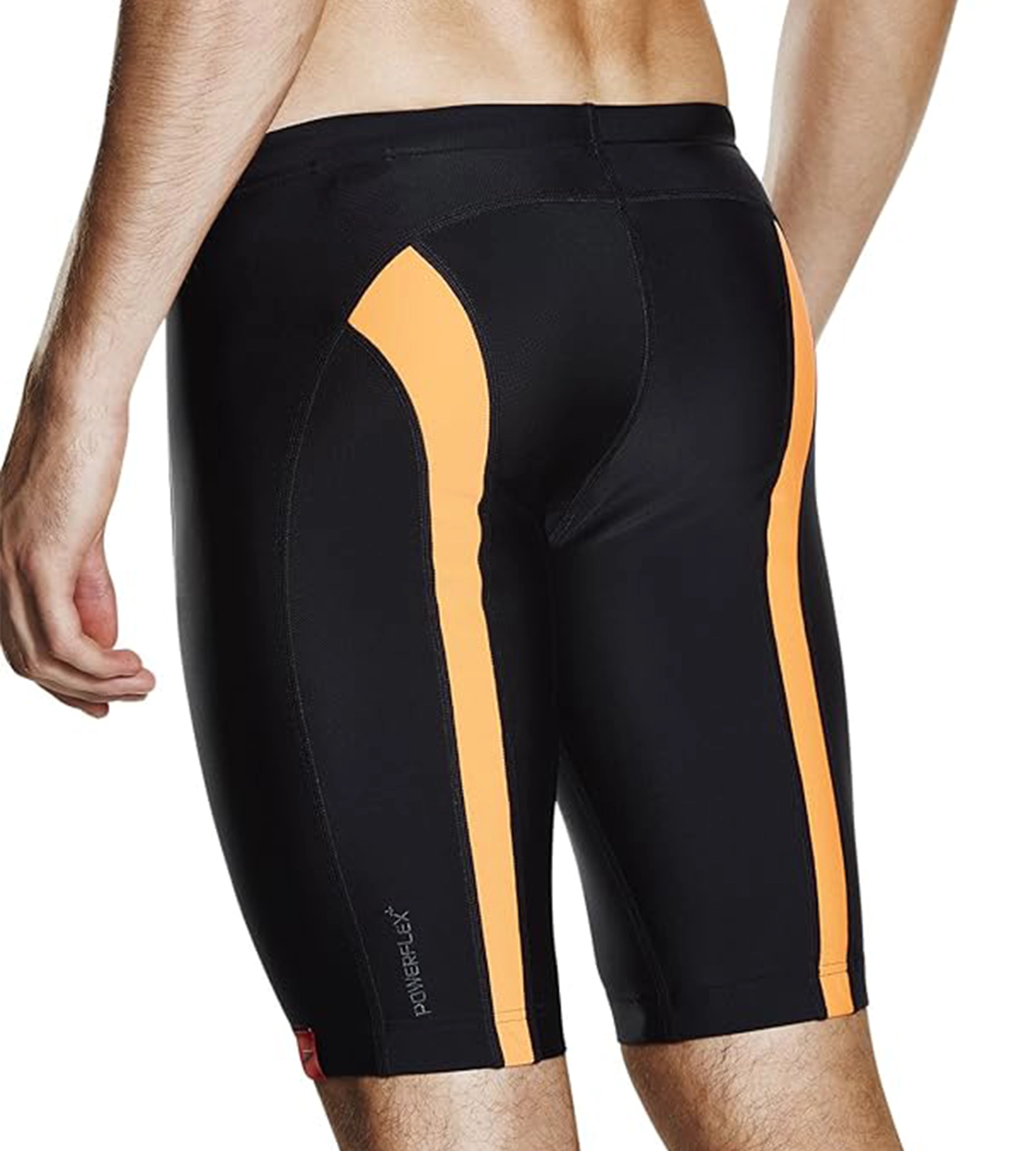 Men's Powermesh Pro Jammer - Black & Fluo Orange