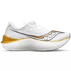 Men's Saucony Endorphin Pro 3, White/Gold, 11 D Medium