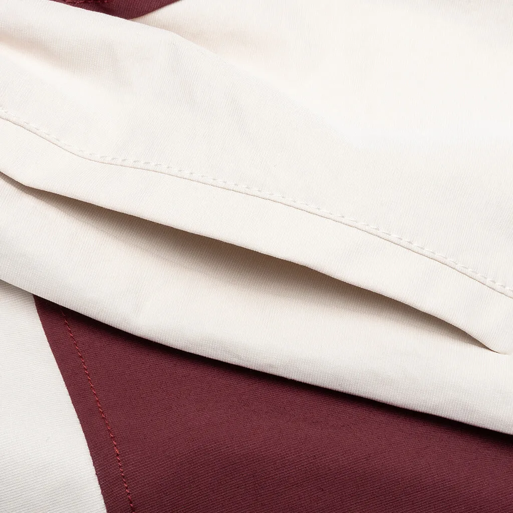 Panel Logo Short - Maroon/White