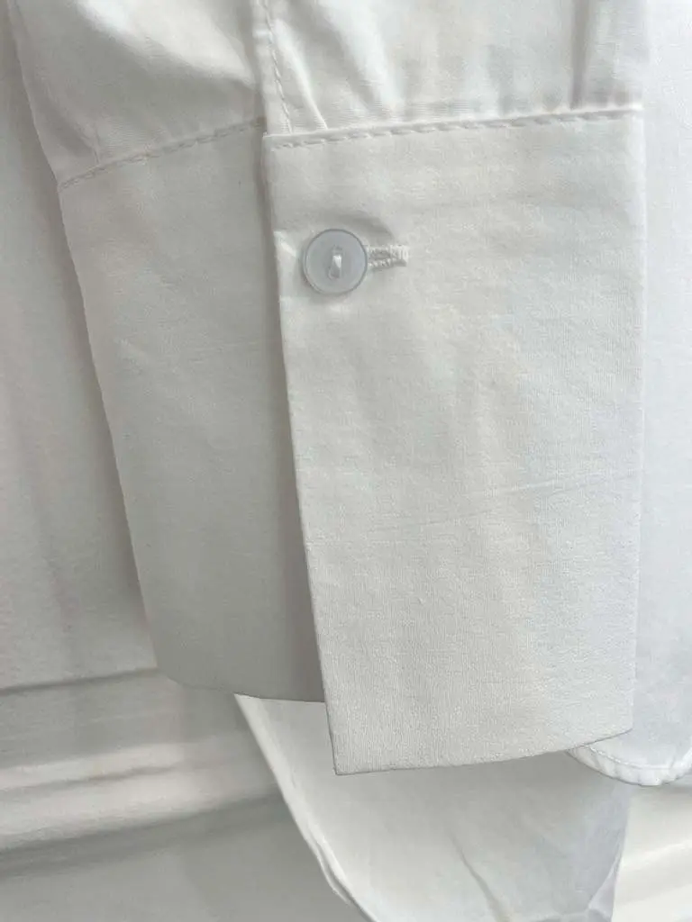 Poplin Broderie Anglaise Shirt - White