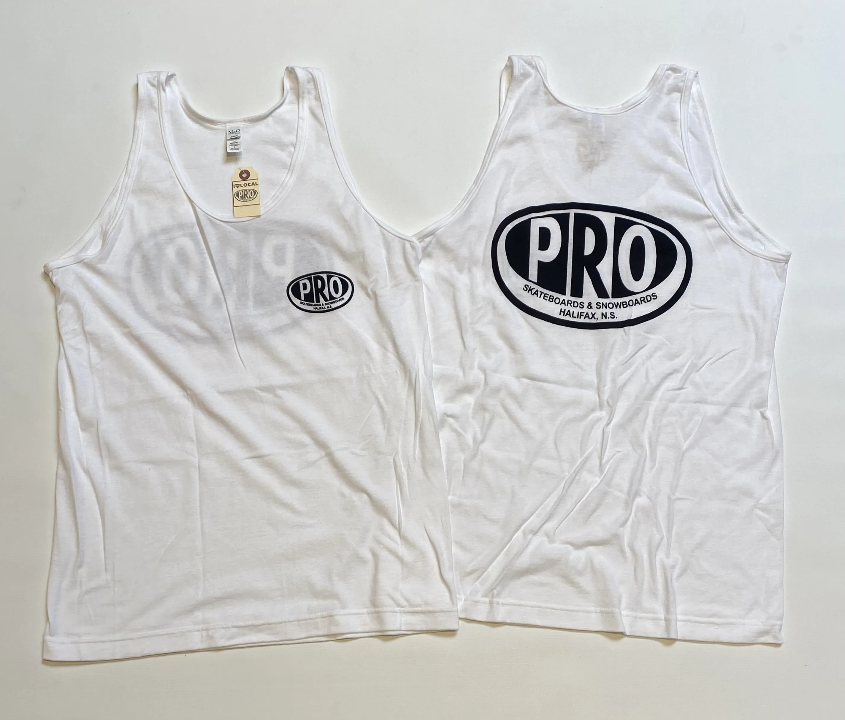 Pro Skates Proval Front & Back Tank Top - White