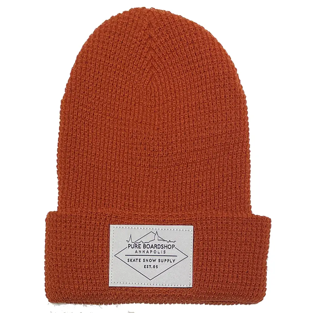 Pure Skyline Waffle Knit Beanie