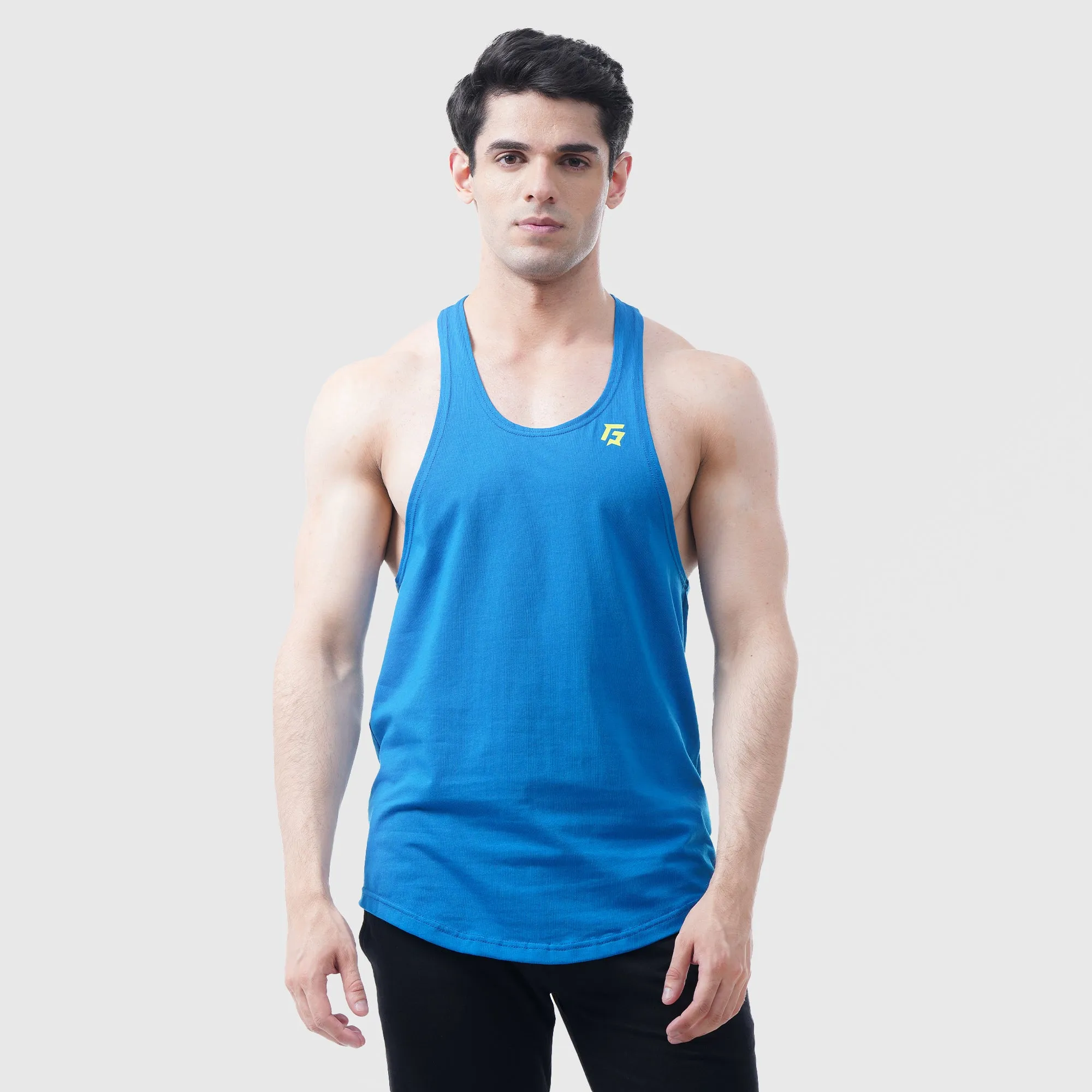 Racer Back Tank (Blue)