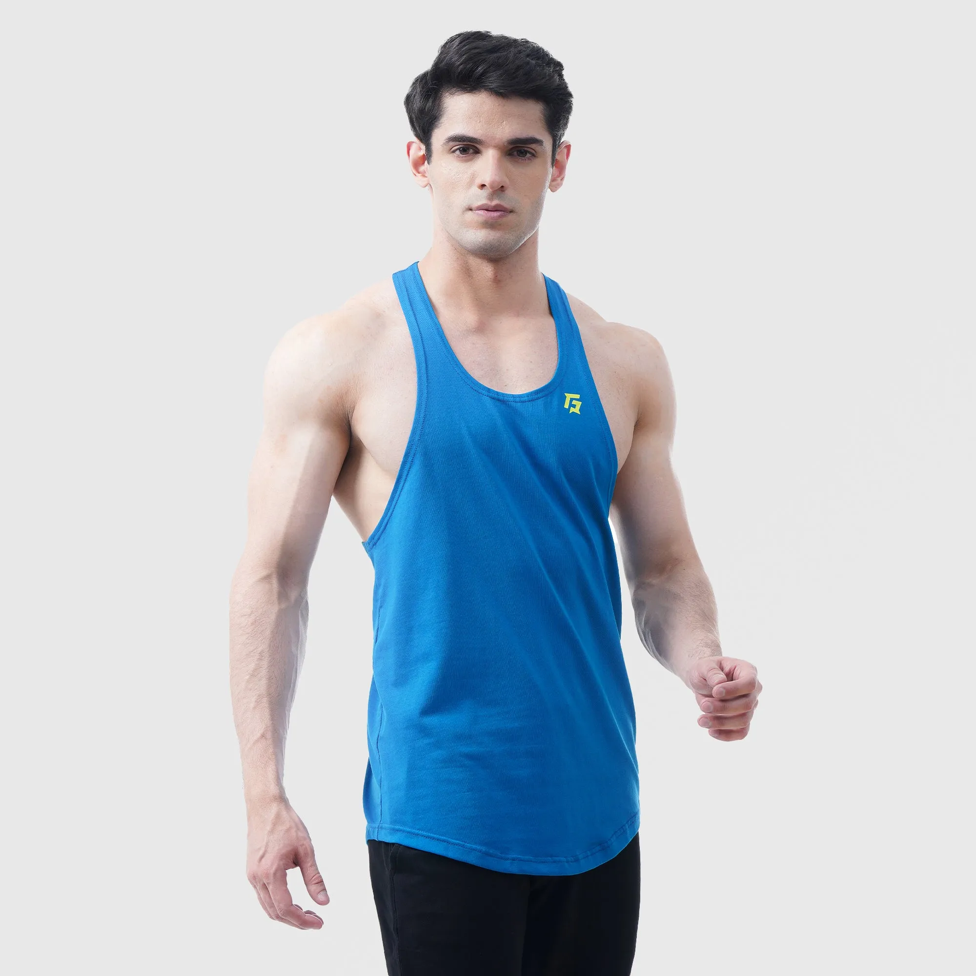 Racer Back Tank (Blue)