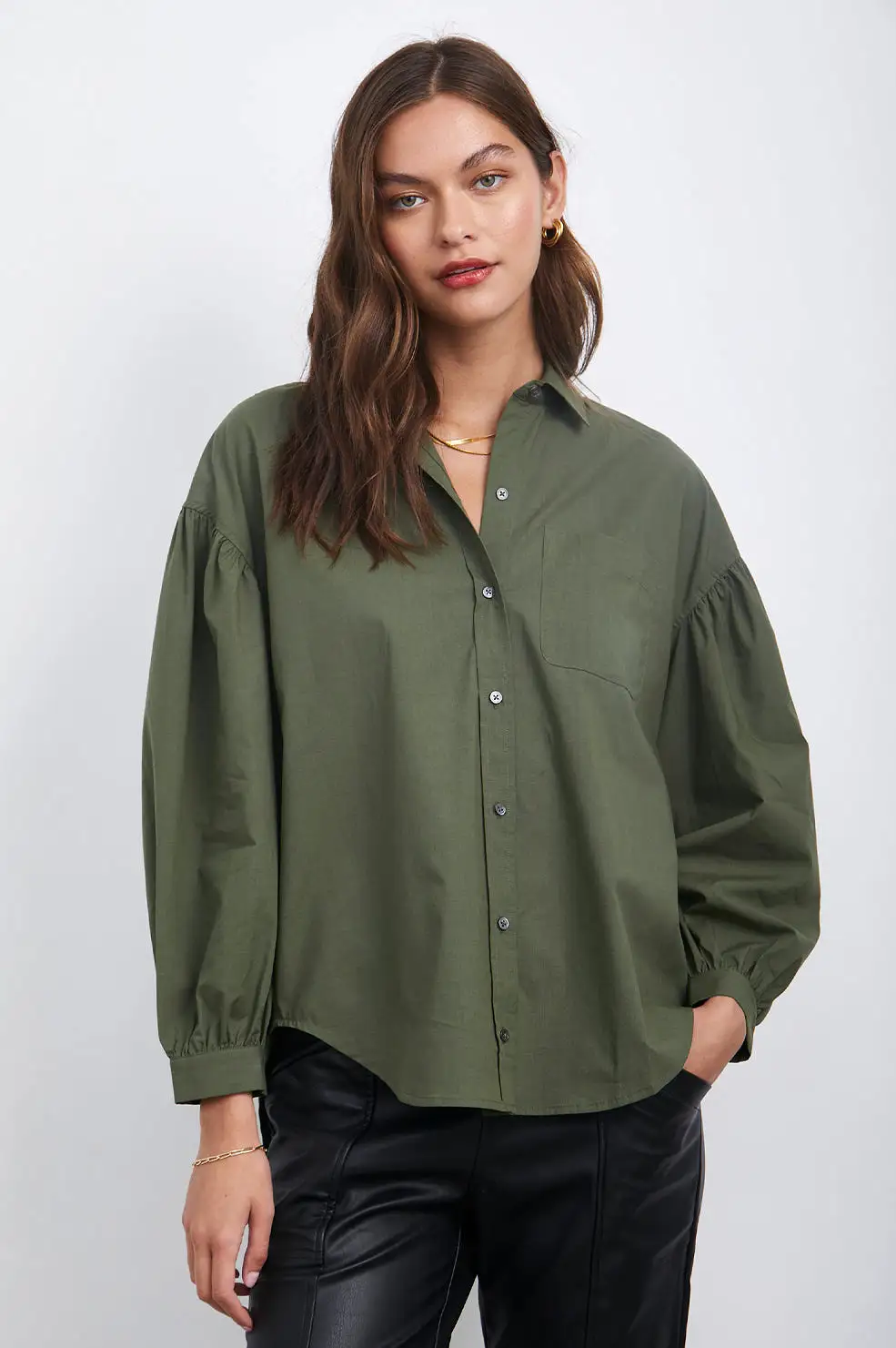 Rails JANAE SHIRT - OLIVE SMOKE