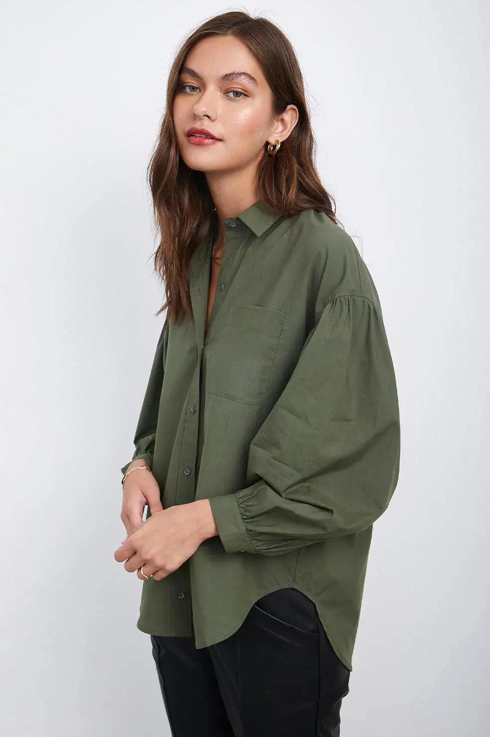 Rails JANAE SHIRT - OLIVE SMOKE