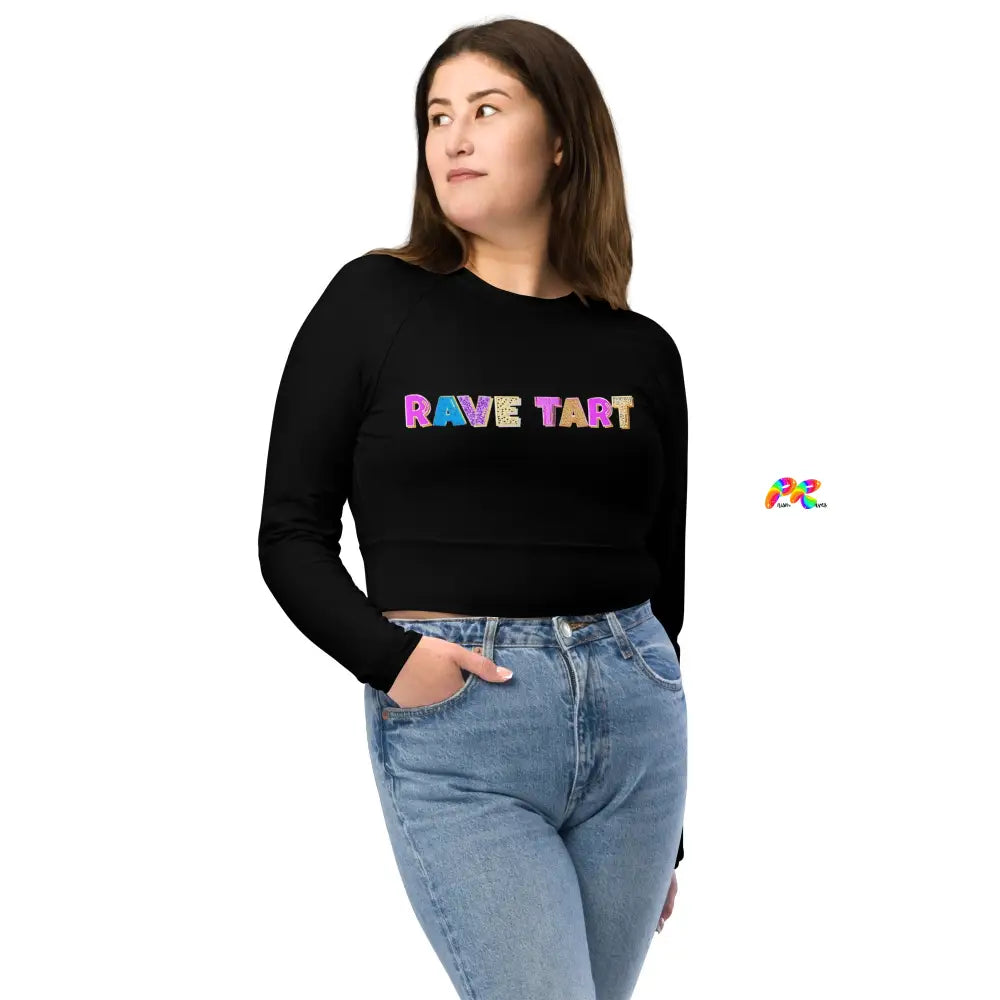 Rave Tart Long Sleeve Crop Top