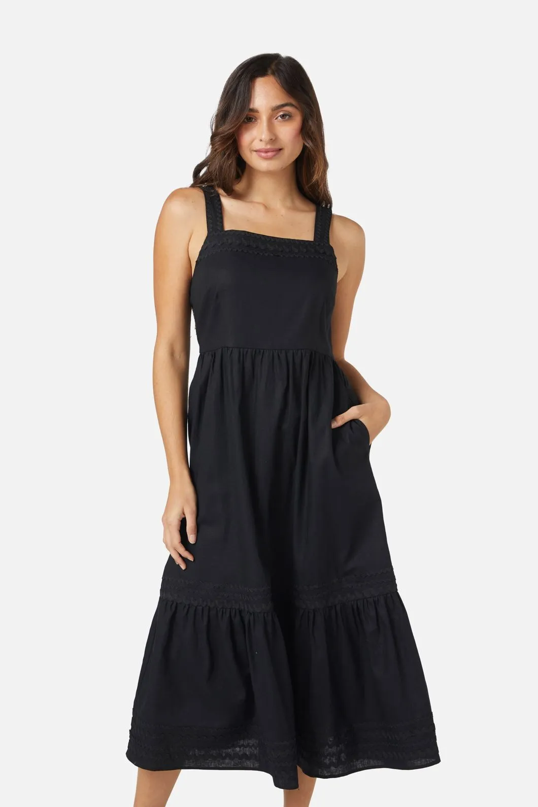 Rick Rack Midi Dress