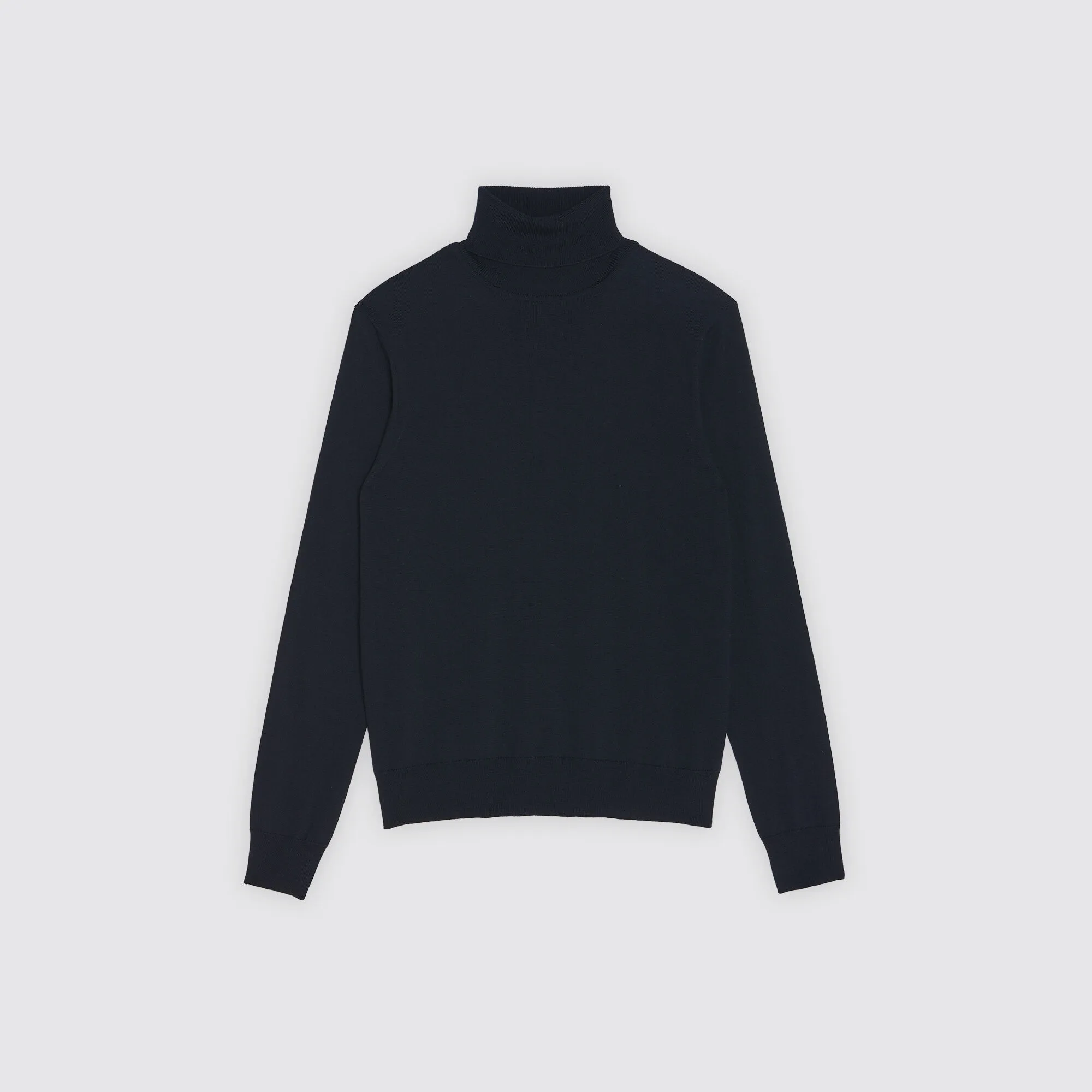 Roll neck wool sweater