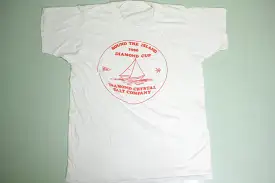 Round The Island Diamond Cup 1980 Vintage Boating Race 80's T-Shirt