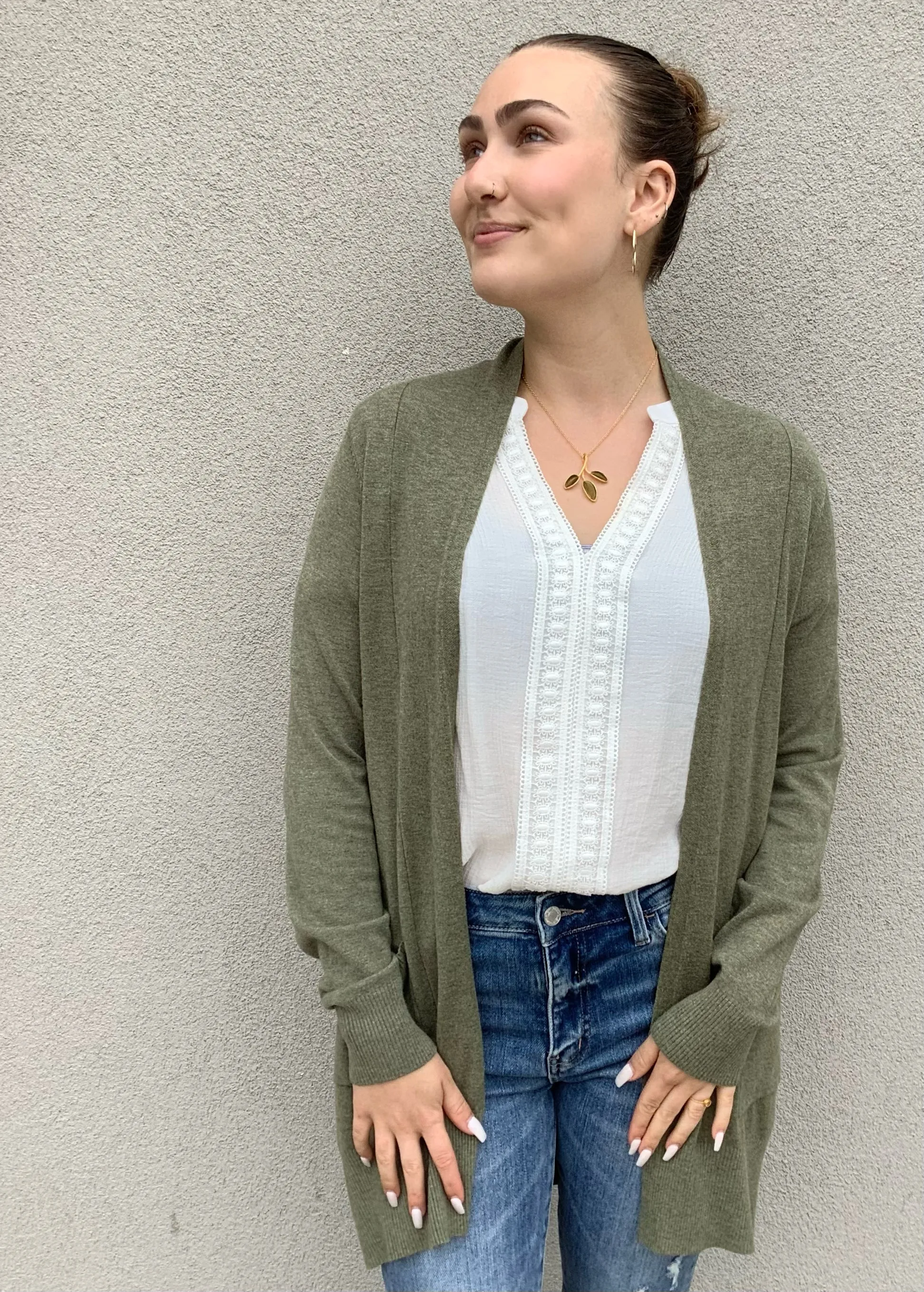 Sage Leaf Cardigan