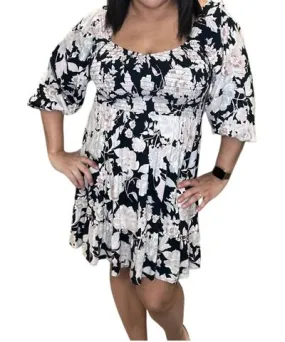 Saltwater Luxe Floral Above The Knee Dress