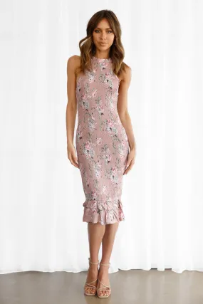 Selena Midi Dress - Mauve