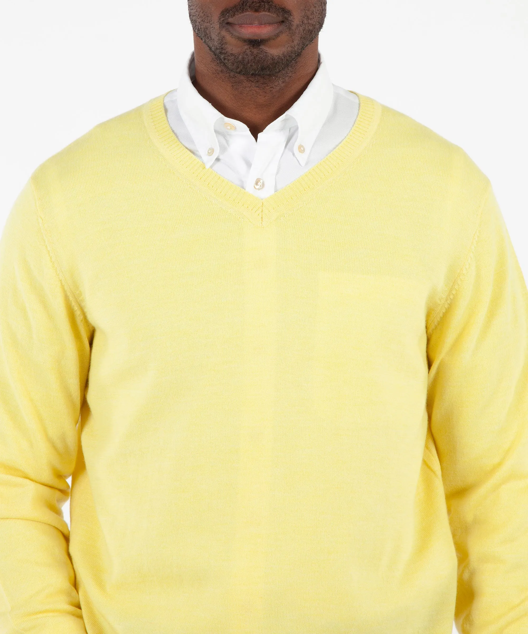 Signature 100% Merino Wool V-Neck Sweater