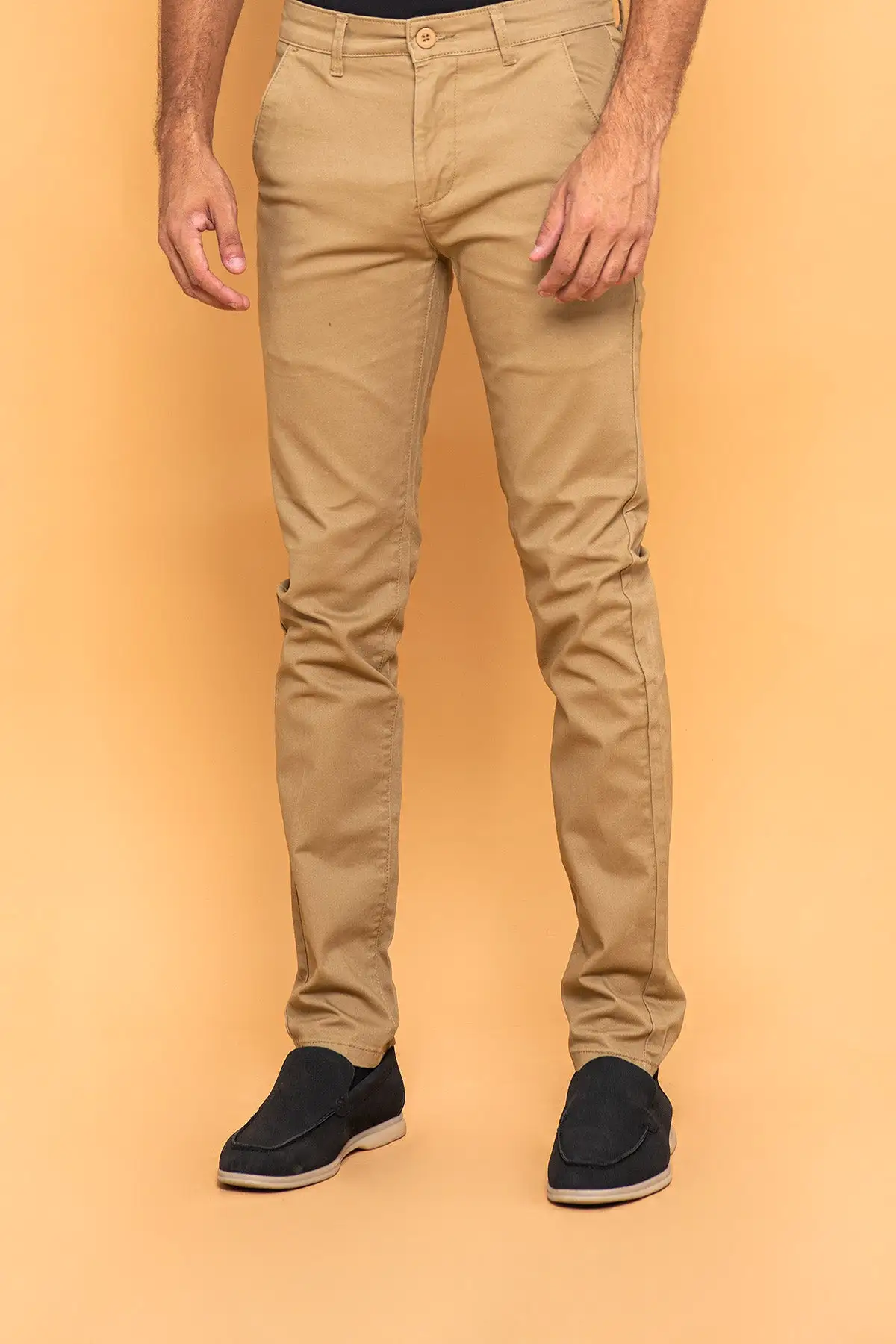 SLIM FIT COTTON TWILL PANT