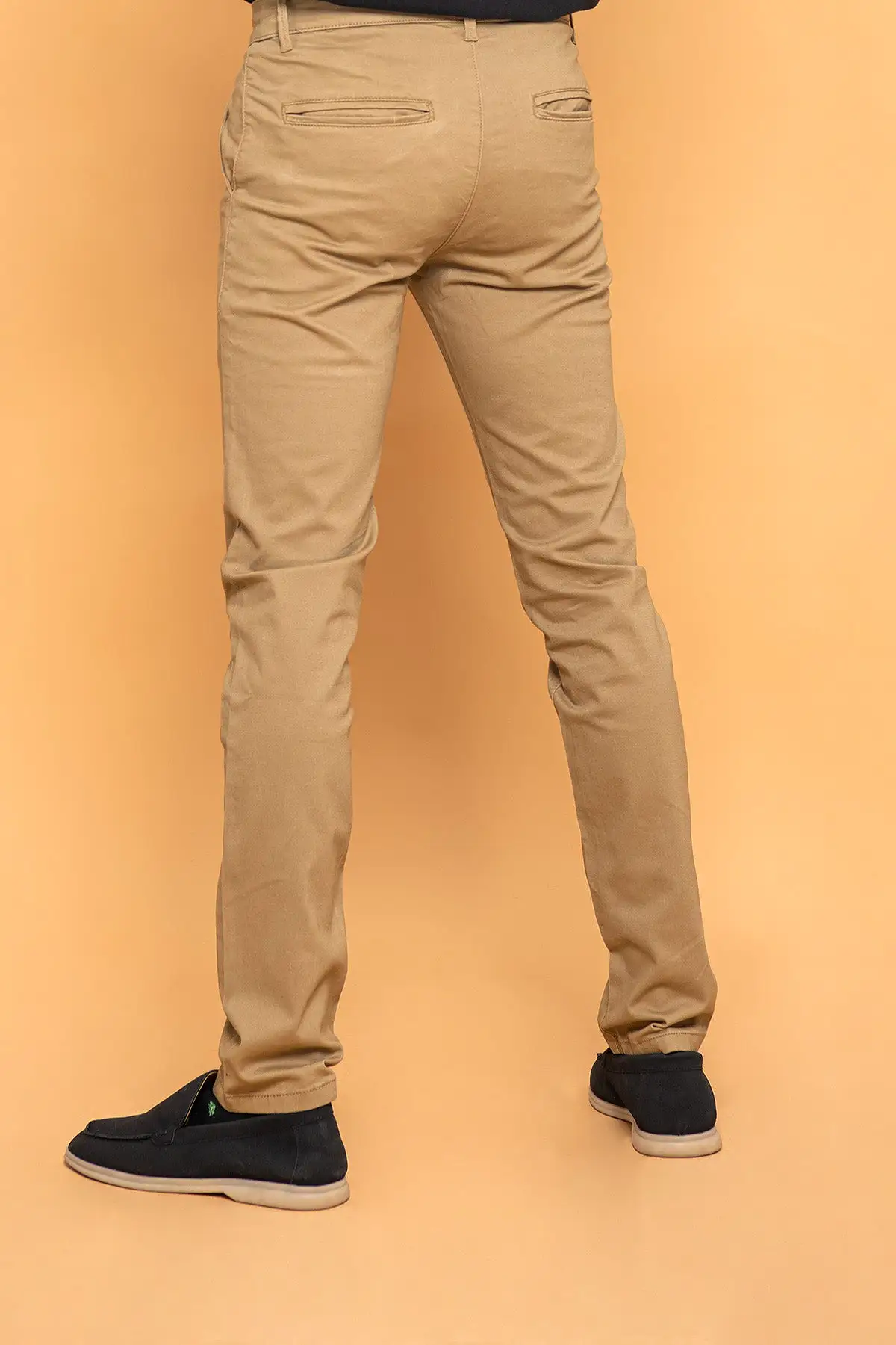 SLIM FIT COTTON TWILL PANT