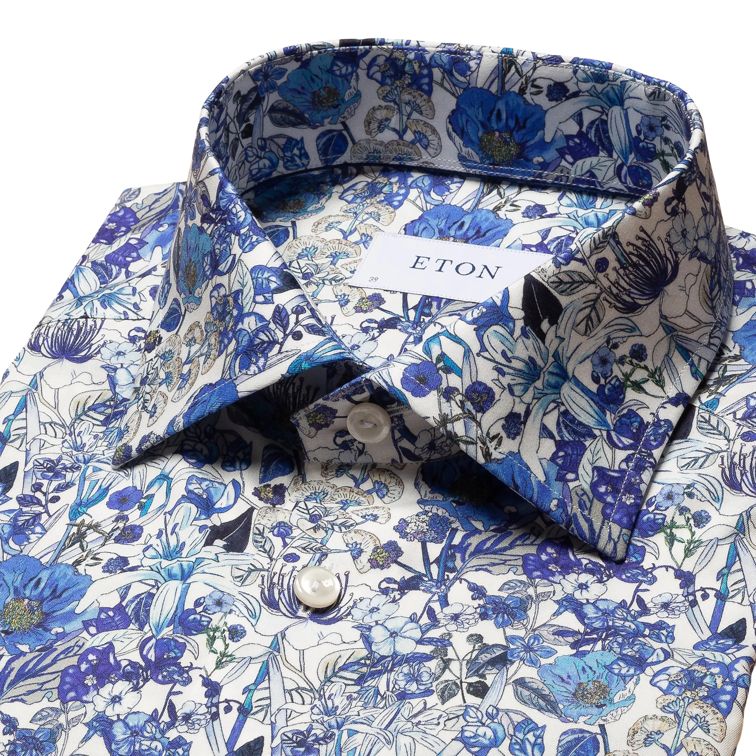 Slim Fit - Floral Print Signature Twill Shirt