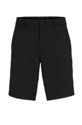 Slim-fit shorts in water-repellent twill