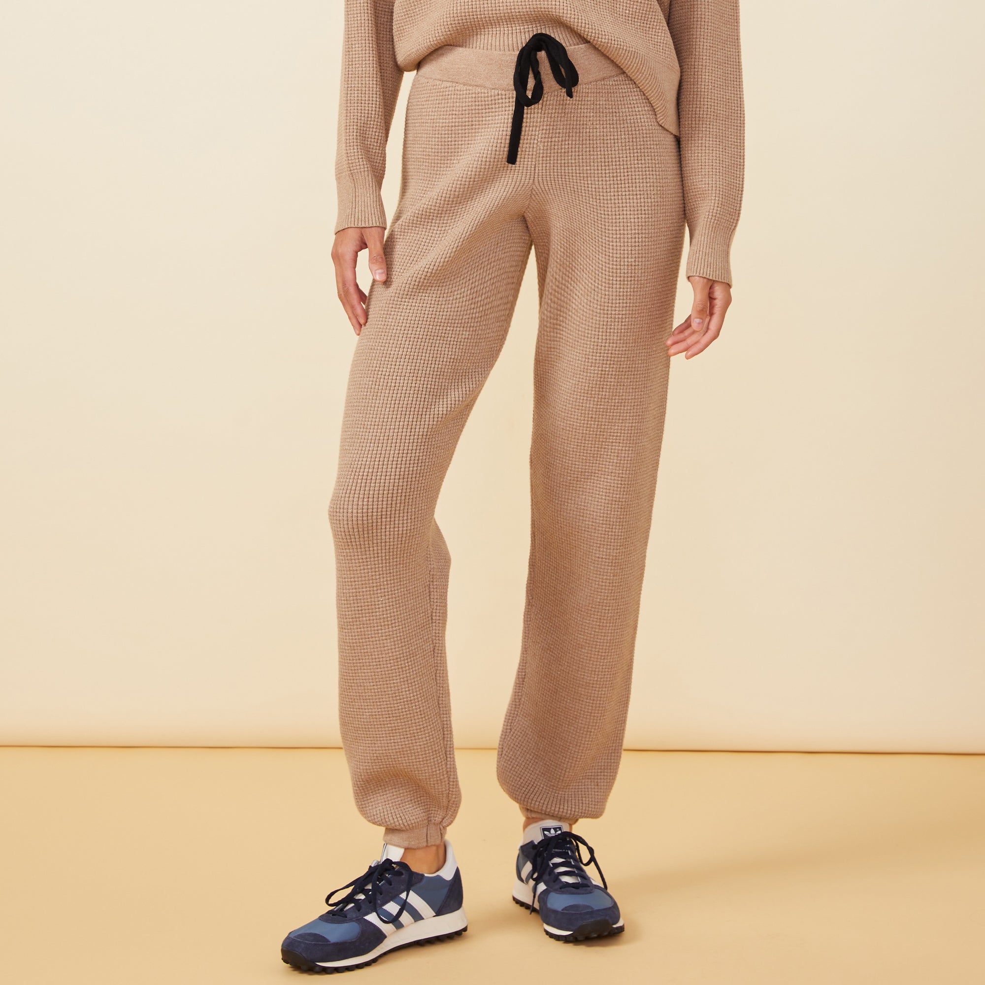 Soft Knit Waffle Oversized Sweats